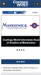 Mobile Screenshot of coatingsworld.com